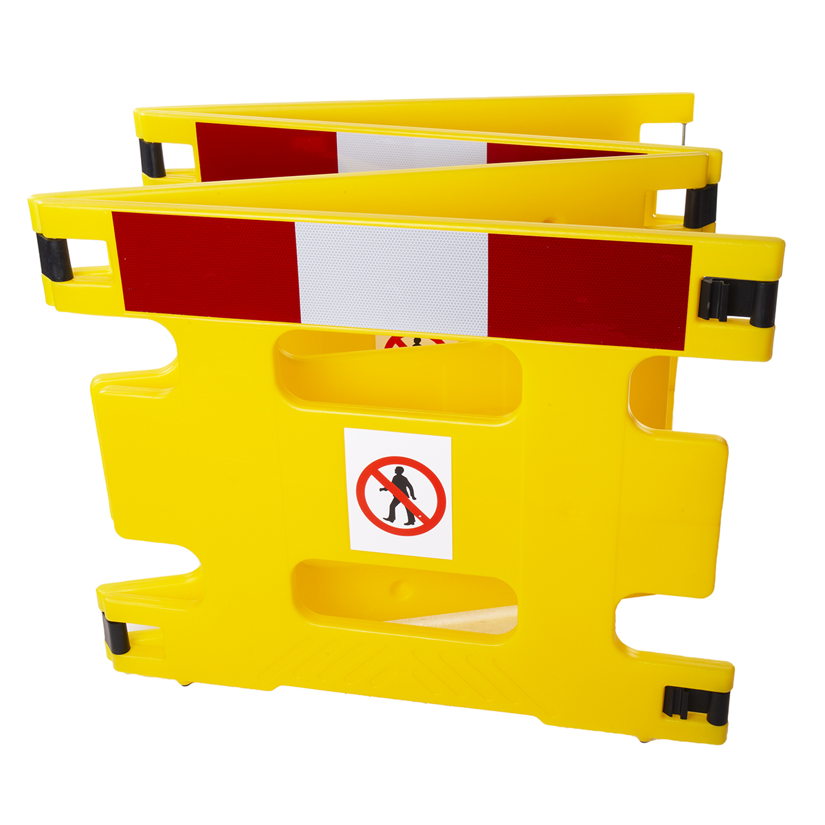 Addgards Yellow Safety Barrier, Folding Barrier
