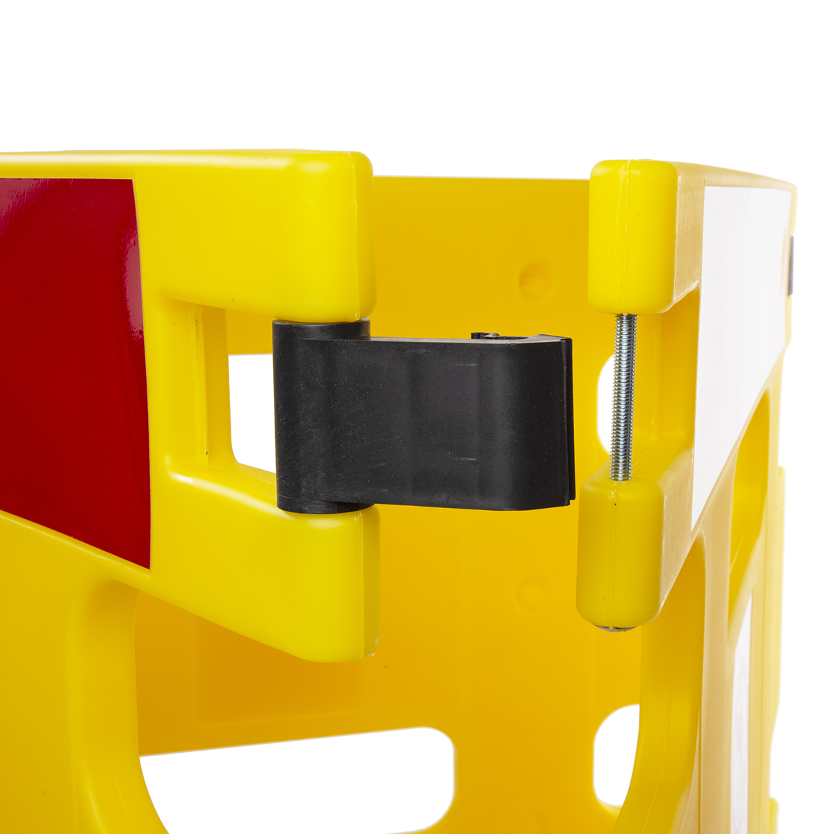 4r0 Addgards Yellow Safety Barrier, Folding Barrier