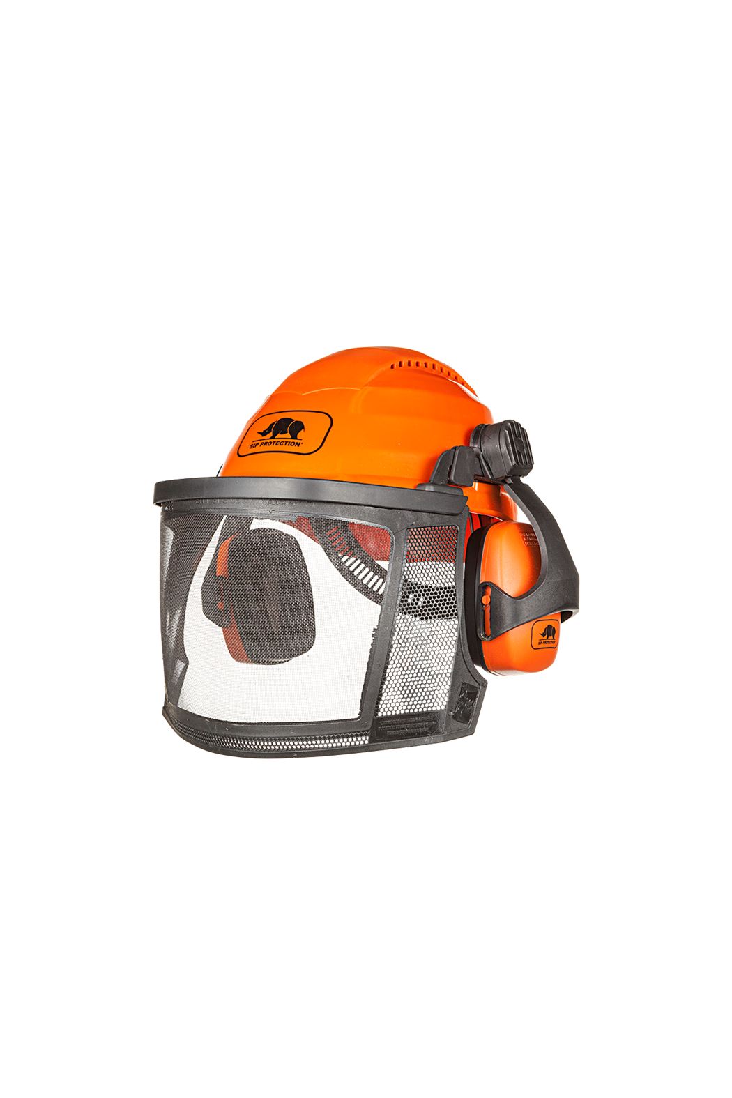 SIP Protection Head-to-toe Orange Hard Hat Chin Strap Included Ventilated Adjustable