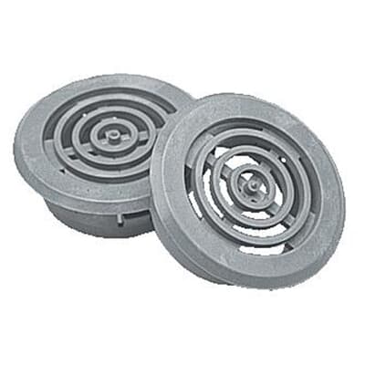 ABB ARIA Series Ventilation Grill, 40 mm Dia., 40 mm H, 40mm W, For Use With ARIA