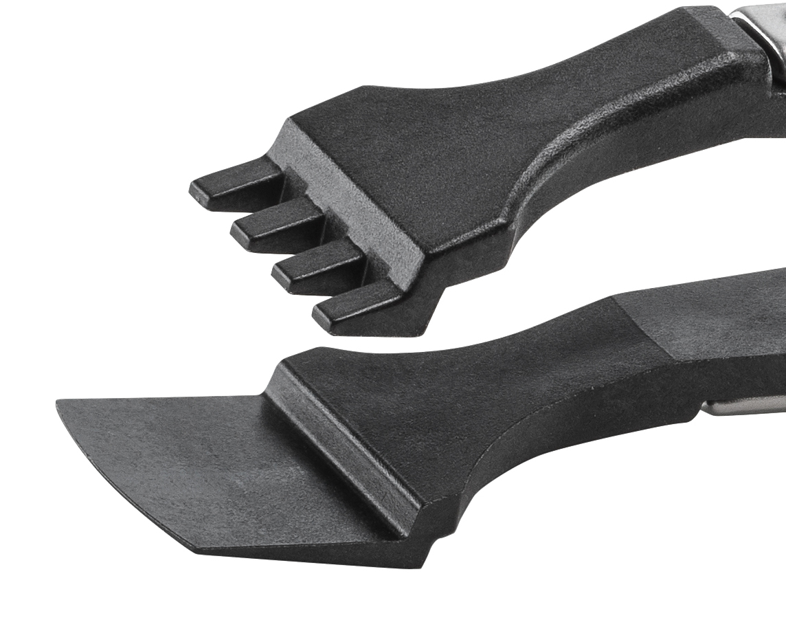 4wfcprsa1 ideal-tek 130mm Stainless Steel, Polyetheretherketone Flat ESD Safe Tweezer