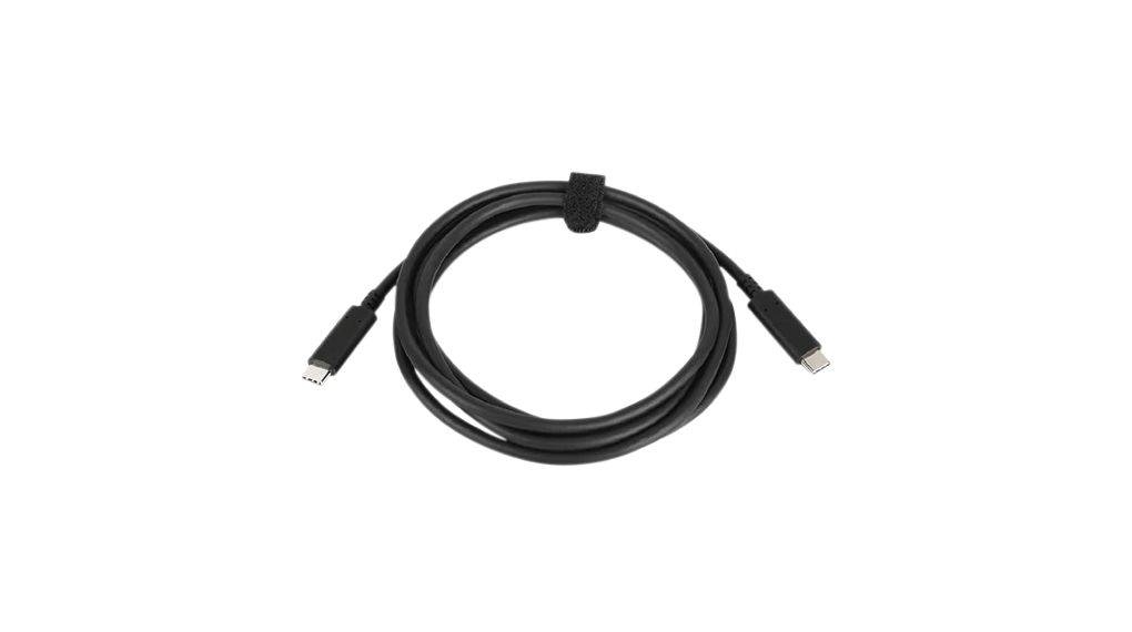 LENOVO , Male USB Type C to Male USB Type C, Black, 2 m