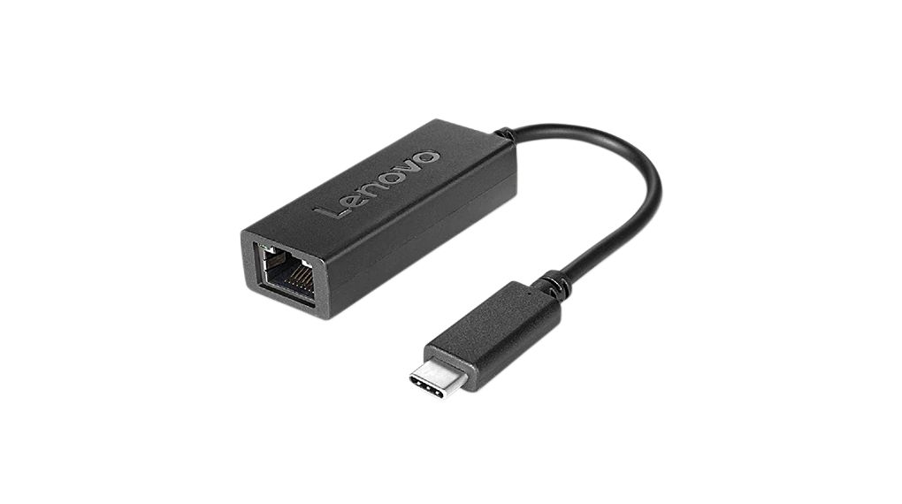 LENOVO USB Network Adapter 4 Black 1000Mbps Network Speed