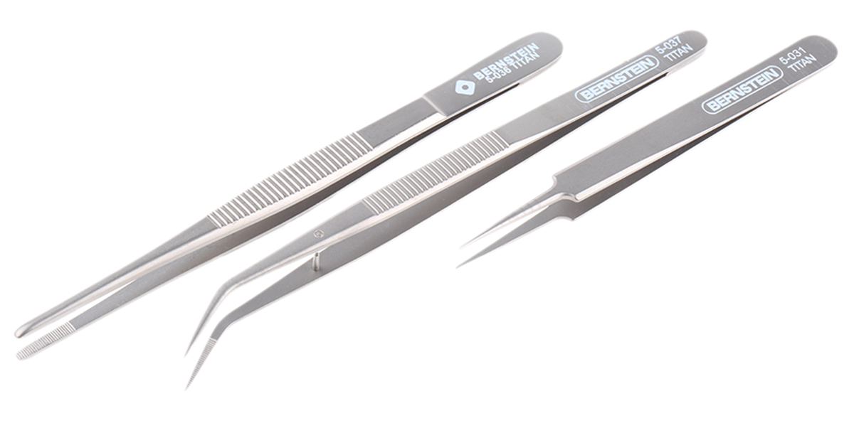 5-030 Bernstein ESD Safe Tweezer Set