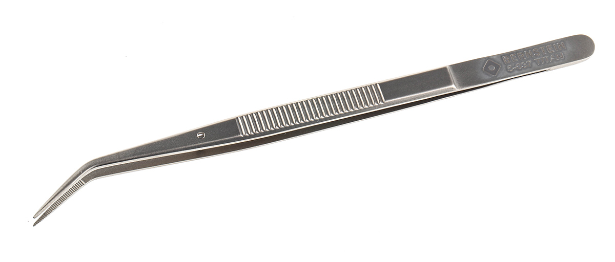Bernstein 150mm Stainless Steel ESD Safe Tweezer