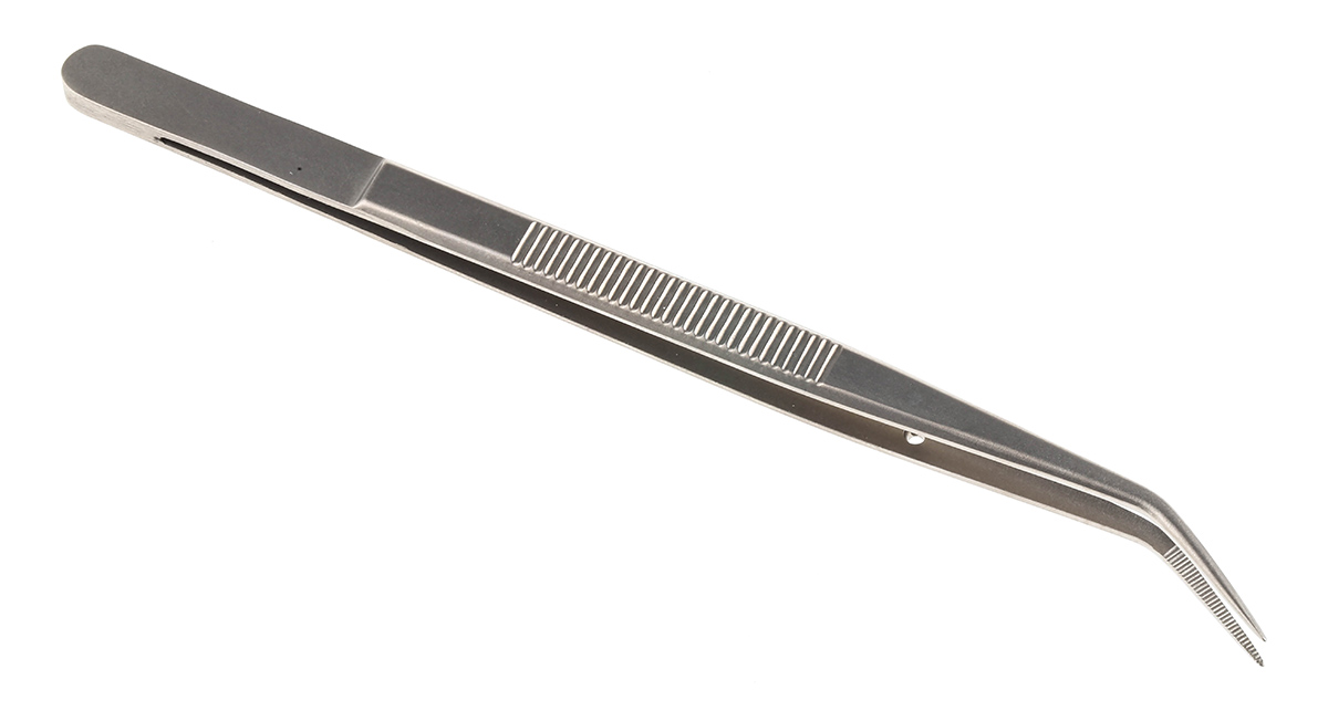 5-037 Bernstein 150mm Stainless Steel ESD Safe Tweezer