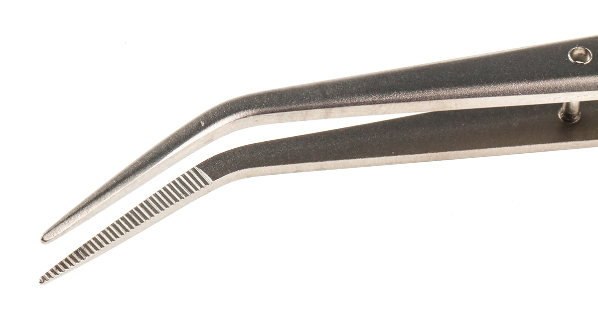 5-037 Bernstein 150mm Stainless Steel ESD Safe Tweezer