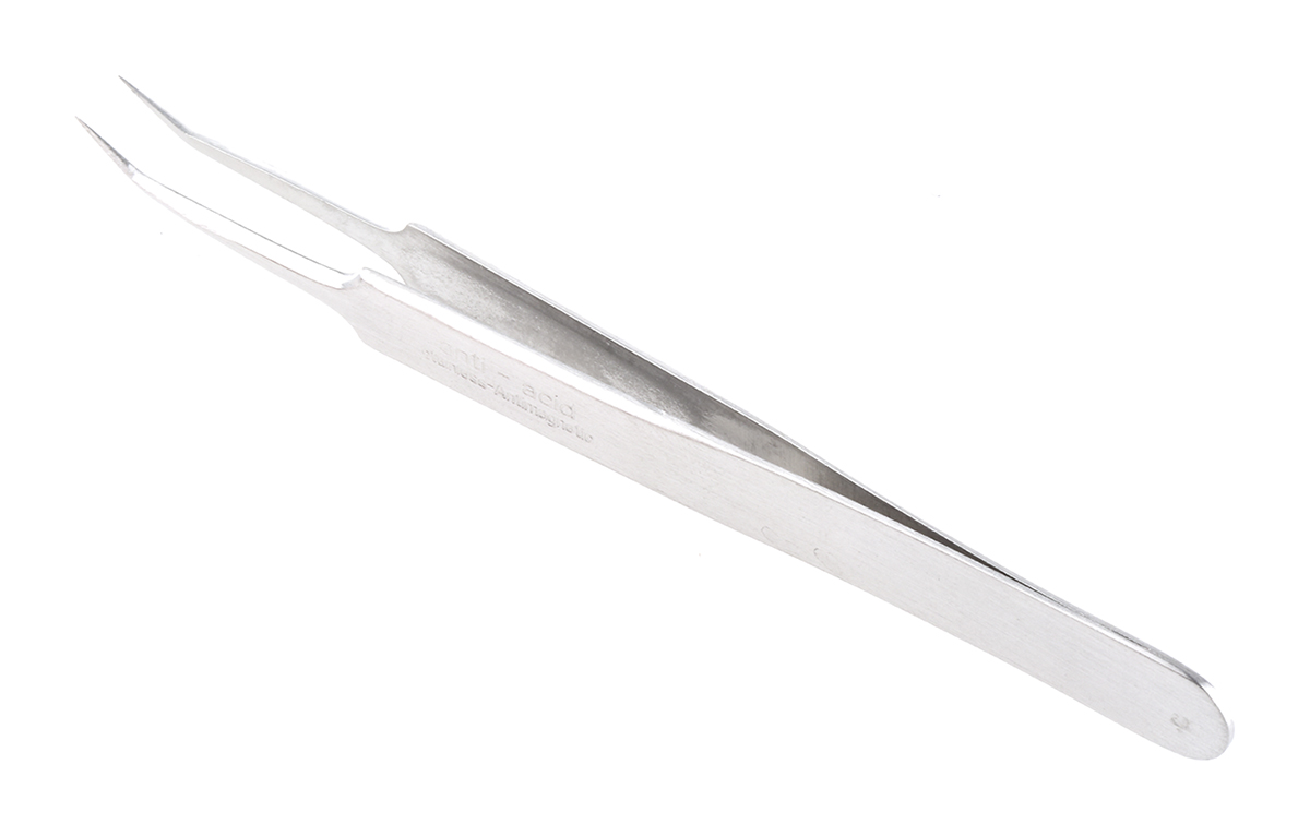 5-052 Bernstein 110mm Stainless Steel ESD Safe Tweezer