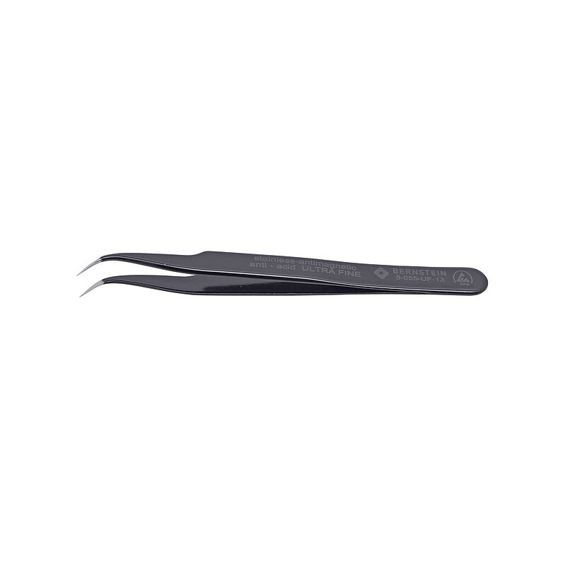 Bernstein 120mm Stainless Steel Pointed ESD Safe Tweezer