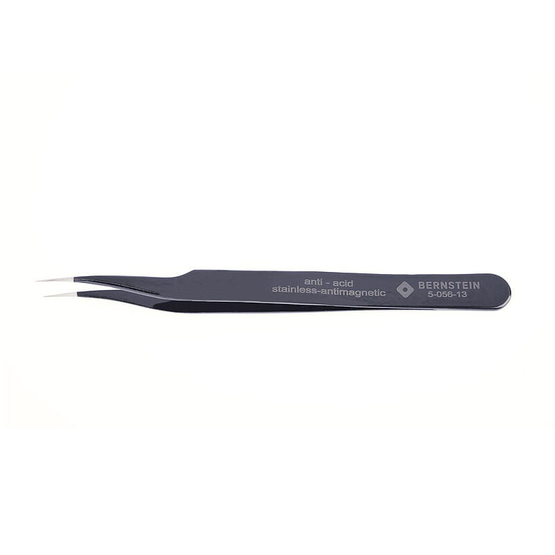 Bernstein 120mm Stainless Steel Pointed ESD Safe Tweezer