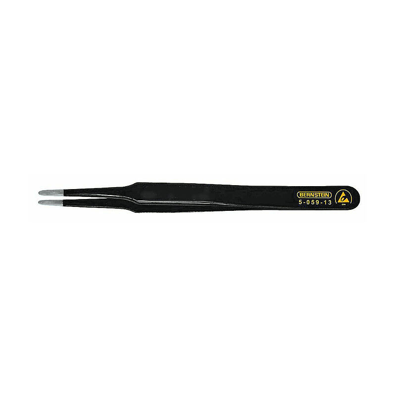 Bernstein 120mm Stainless Steel ESD Safe Tweezer