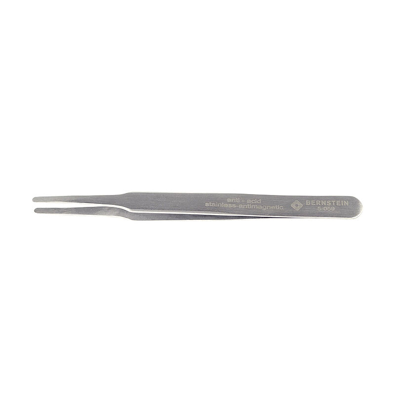 Bernstein 120mm Stainless Steel Rounded Tweezer