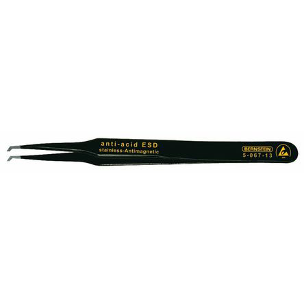 Bernstein 120mm Stainless Steel ESD Safe Tweezer