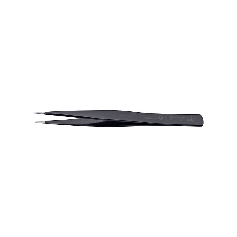 Bernstein 130mm Stainless Steel Chisel ESD Safe Tweezer