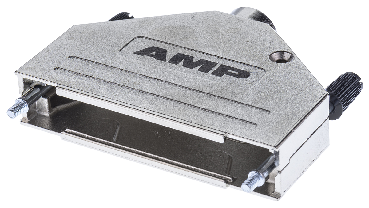 TE Connectivity ADK Series Zinc Straight D-Sub Backshell, 37 Way Strain Relief