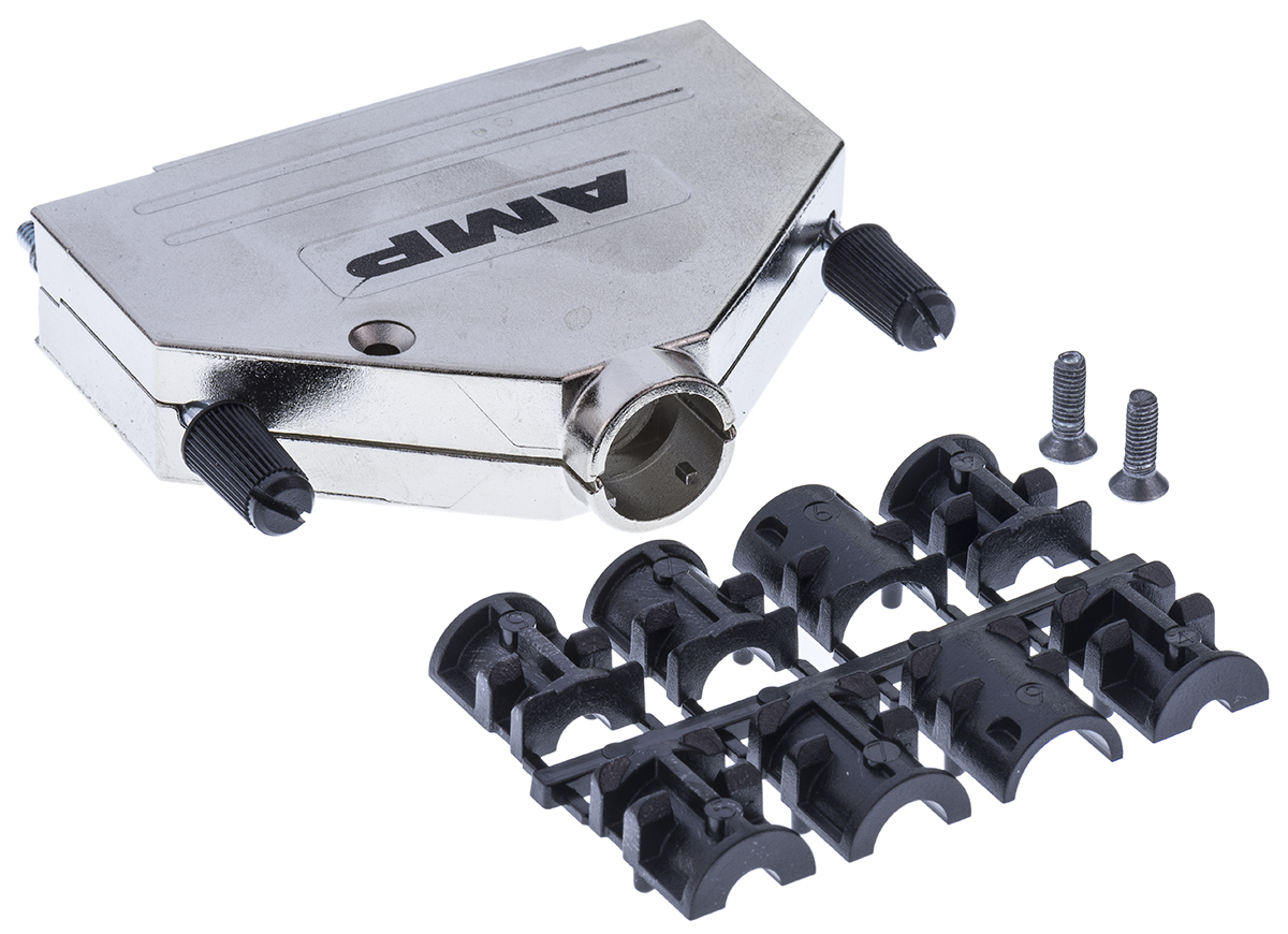 5-1478762-4 TE Connectivity ADK Series Zinc Straight D-Sub Backshell, 37 Way Strain Relief