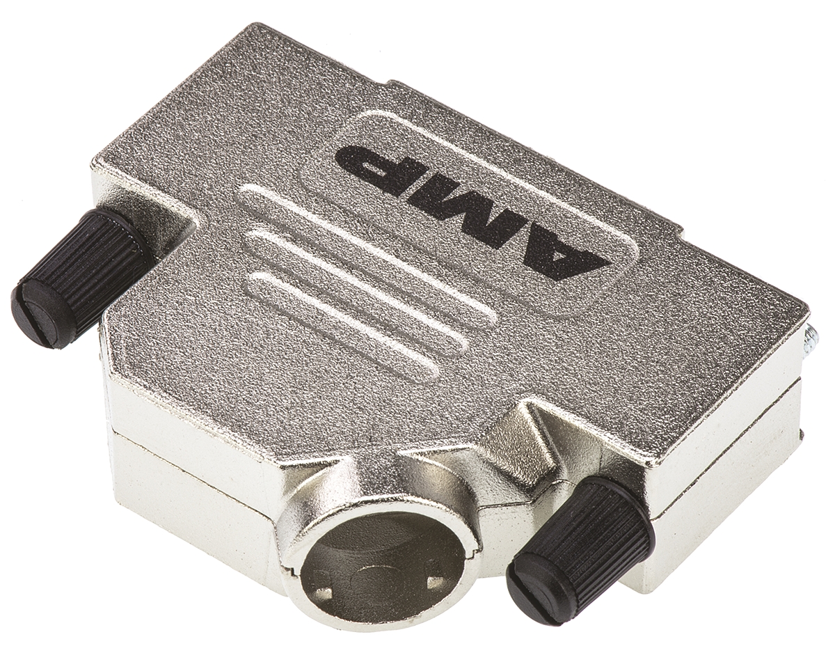 5-1478763-3 TE Connectivity ADK Series Zinc Angled D-Sub Backshell, 25 Way Strain Relief