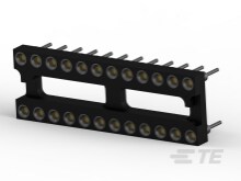 TE Connectivity 2.54 mm Pitch 24 Way Surface DIP IC Socket
