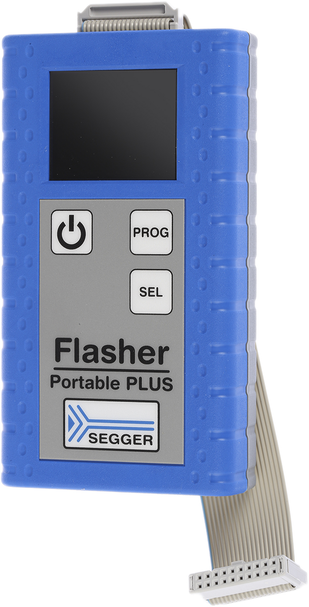 51602 SEGGER Flasher Portable PLUS Chip Programmer, Programmer for Flash Microcontrollers