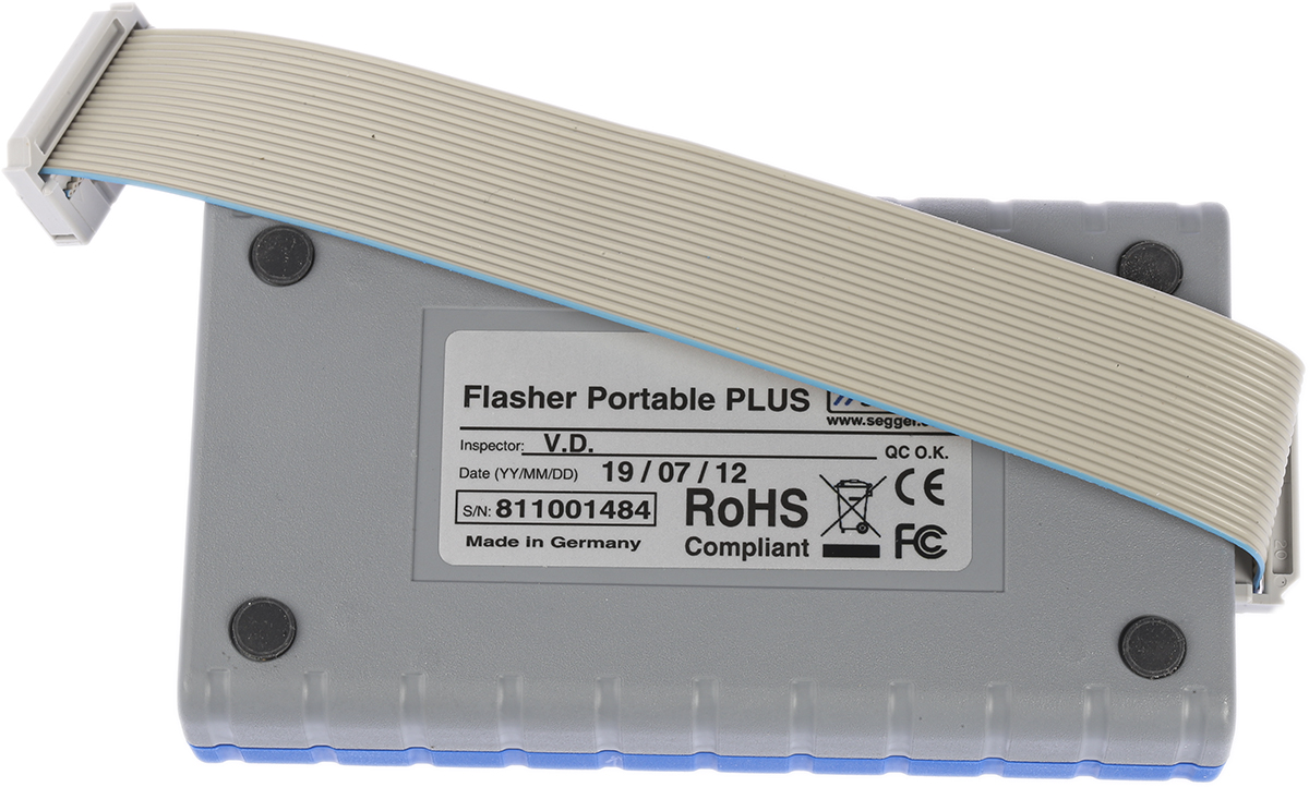 51602 SEGGER Flasher Portable PLUS Chip Programmer, Programmer for Flash Microcontrollers