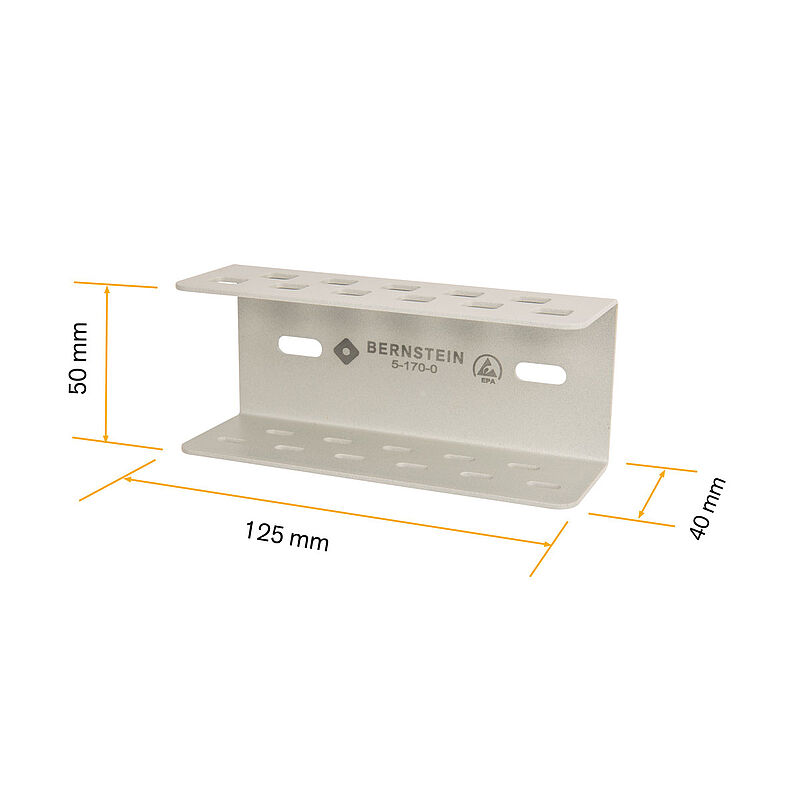 Bernstein 125mm Sheet Steel ESD Safe Tweezer