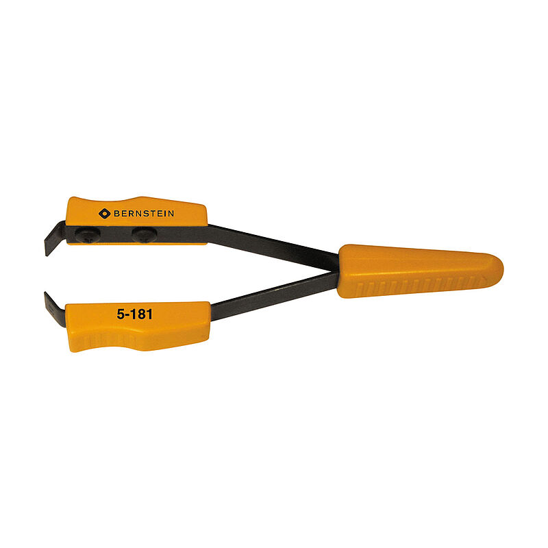 Bernstein 125mm Steel Angled ESD Safe Tweezer