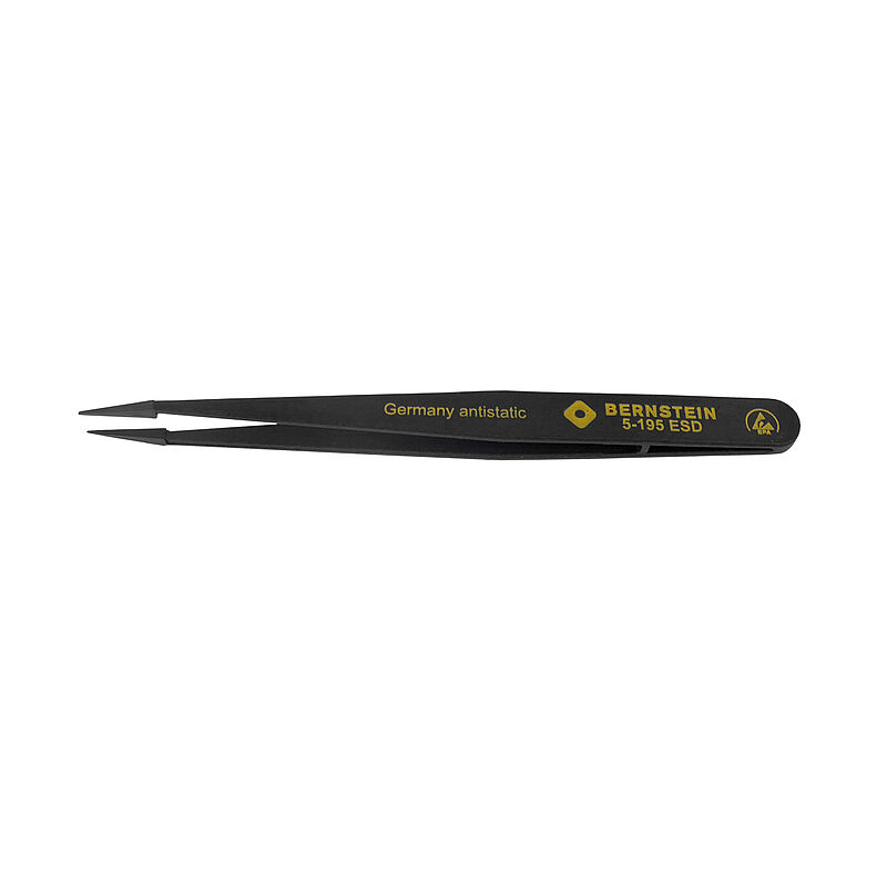 Bernstein 120mm Plastic Very Fine ESD Safe Tweezer