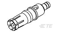 TE Connectivity size 8 Female Wire D-Sub Connector Coaxial Contact, Gold Socket
