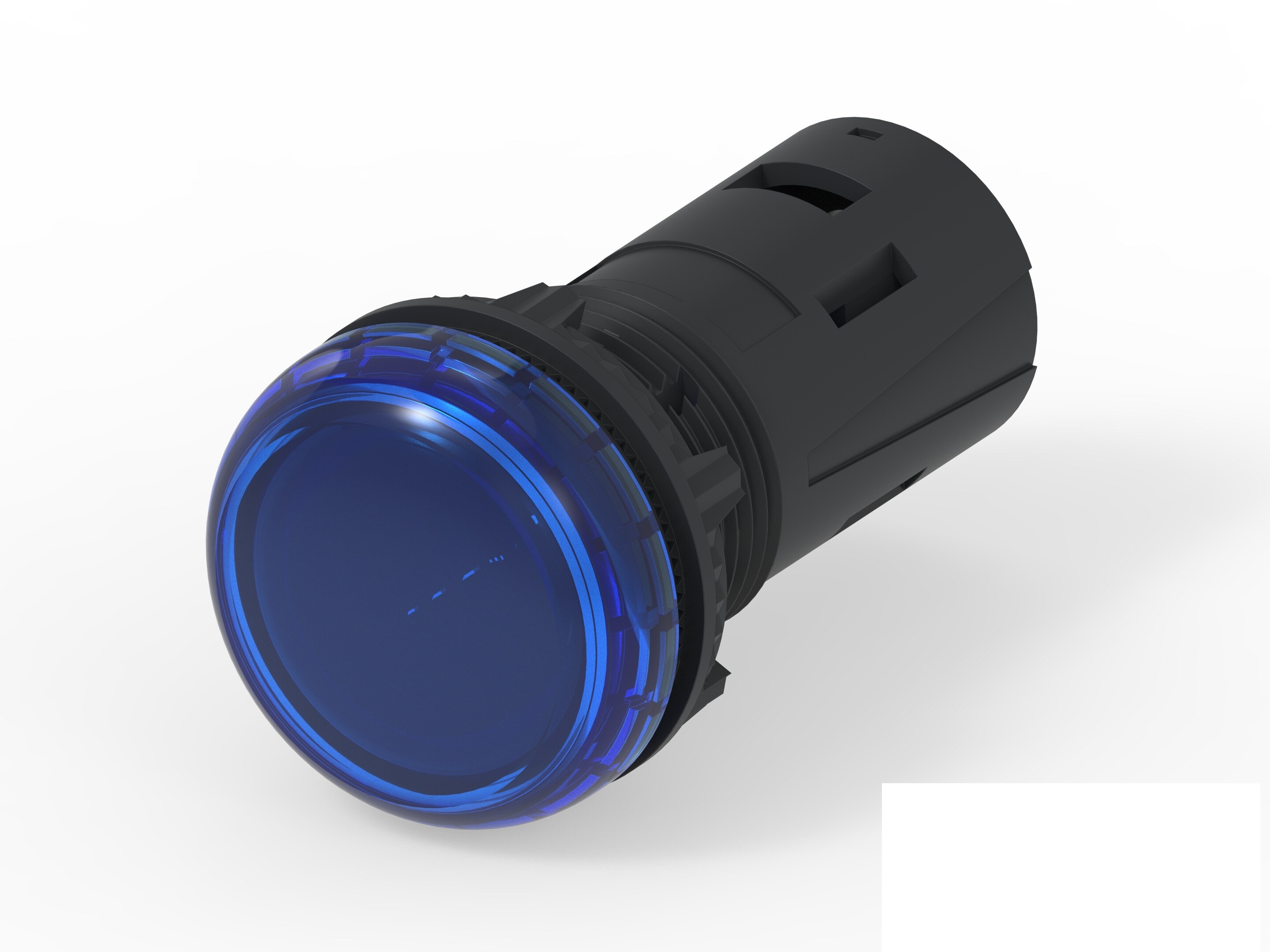 TE Connectivity, 5-2489541, Screw Blue LED Pilot Light, 19.6 mm Cutout, IP65, IP20, Dome, 415V ac