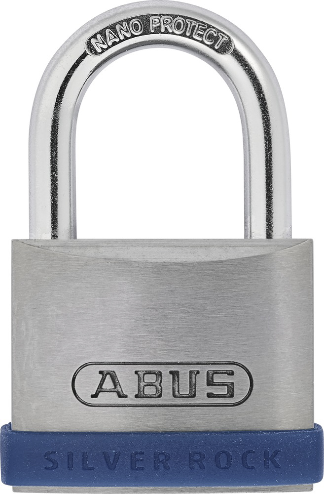 ABUS Keyed Steel Security Padlock Weatherproof, 6.5 mm Shackle, 42.4 mm Body