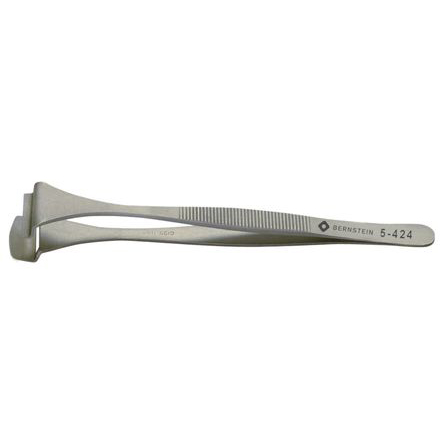 Bernstein 130mm Stainless Steel Wafer ESD Safe Tweezer