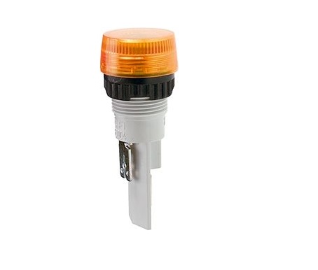 RAFI Push Button Lens for Use with Neon Lamp, Filament