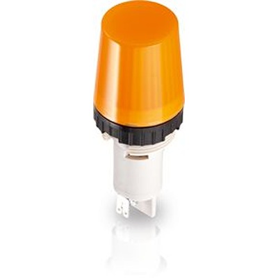 RAFI Yellow Round Push Button Lens for Use with Signal Lamps