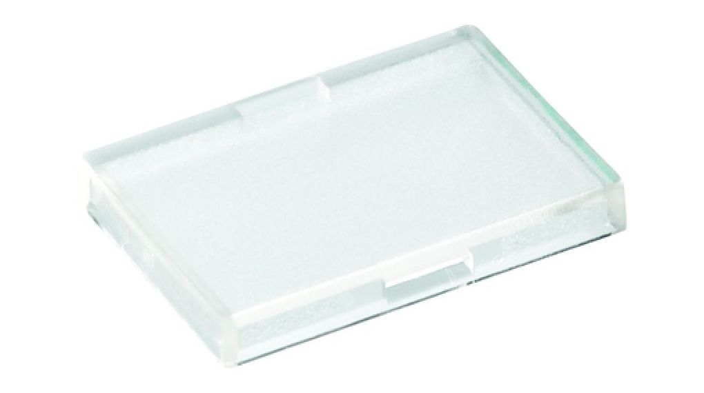 RAFI Clear Rectangular Push Button Lens for Use with LUMOTAST 75 Series Push Button Switch