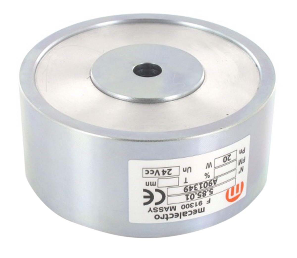 Mecalectro Holding Magnet, 2940 N Holding Force 24 V dc