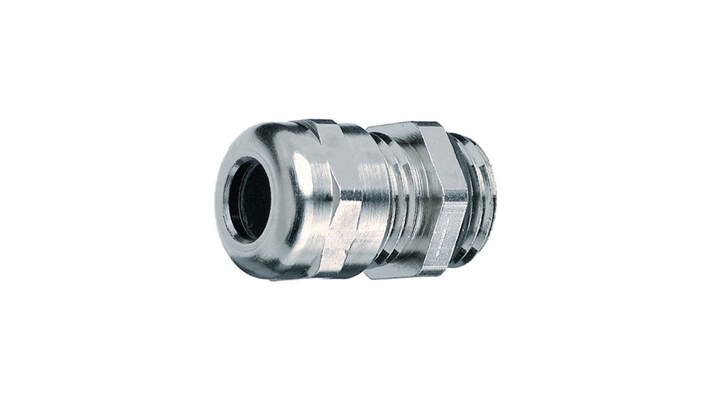 Jacobs Perfect Series Metal Nickel Plated Brass Cable Gland, PG13.5 Thread, 6 mm min., 12 mm max., IP68