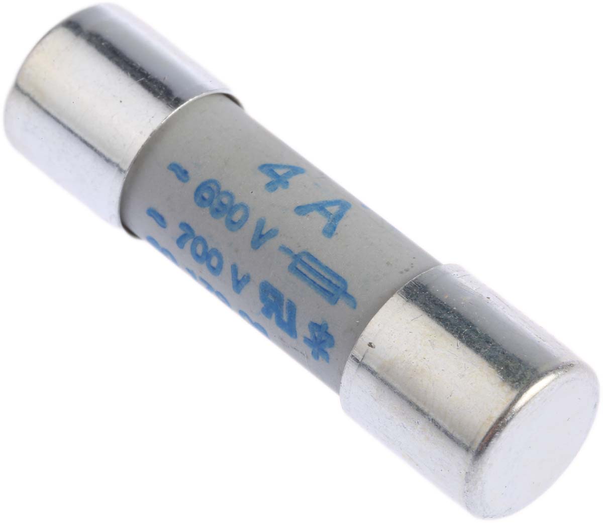 SIBA 4A Ceramic Cartridge Fuse, 10 x 38 mm