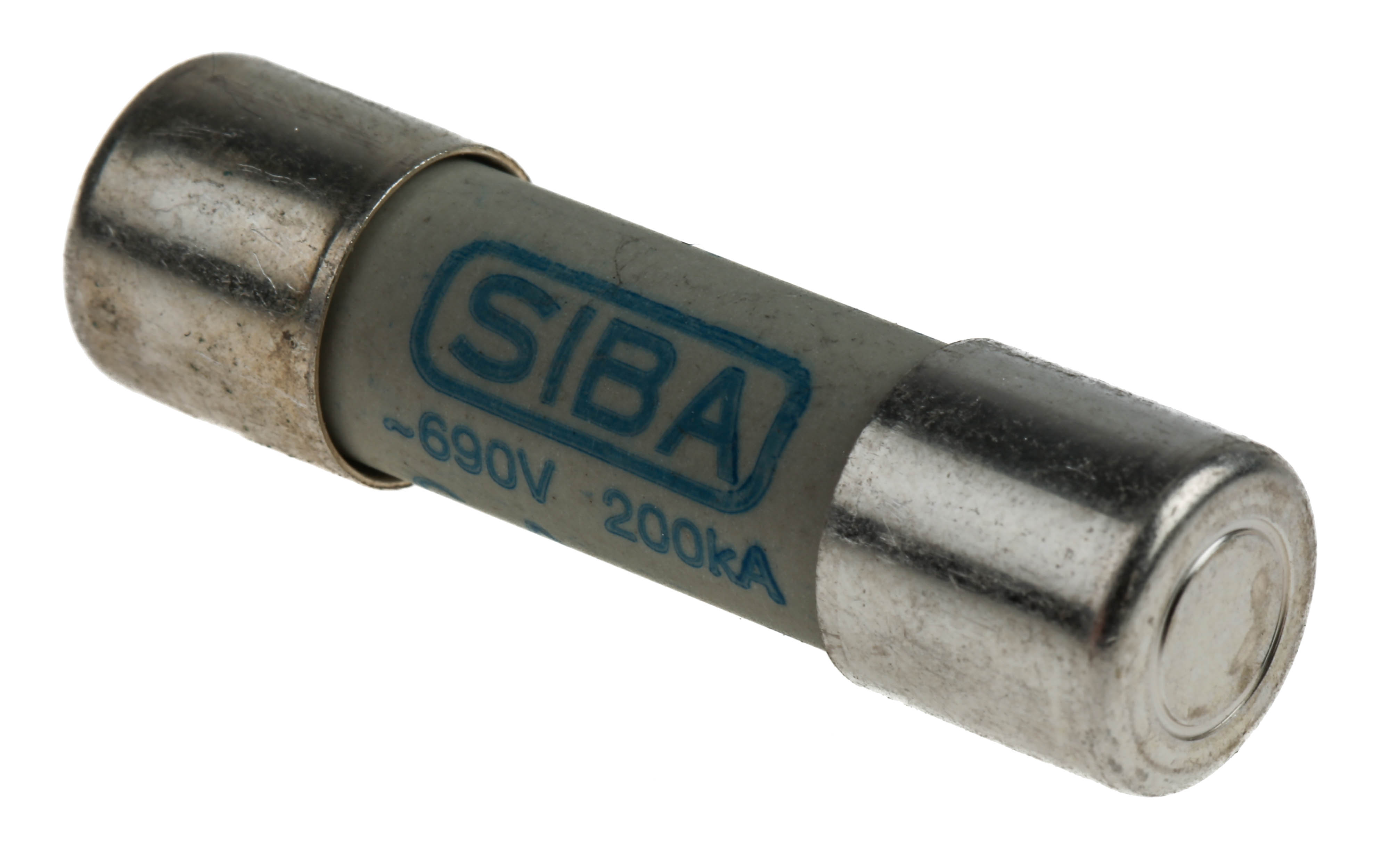 SIBA 6A Ceramic Cartridge Fuse, 10 x 38 mm
