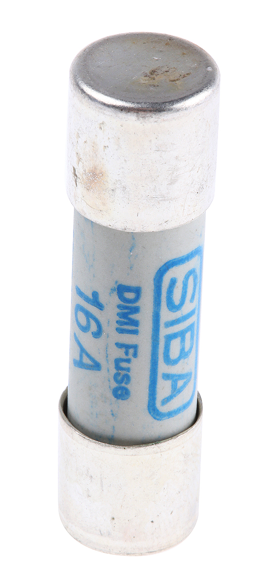 SIBA 16A Ceramic Cartridge Fuse, 10 x 38 mm