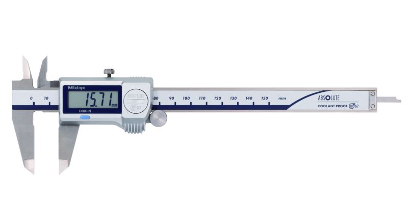 Mitutoyo Caliper 150 mm 0.01 mm Resolution Digital, Metric