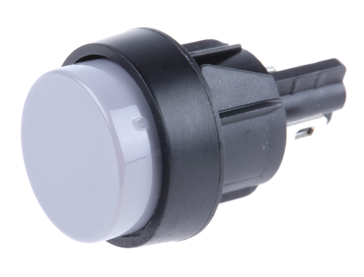 Marquardt 5000 Series Push Button Switch, Momentary, Panel, 16 mm Cutout, SPST, IP67 250 V ac