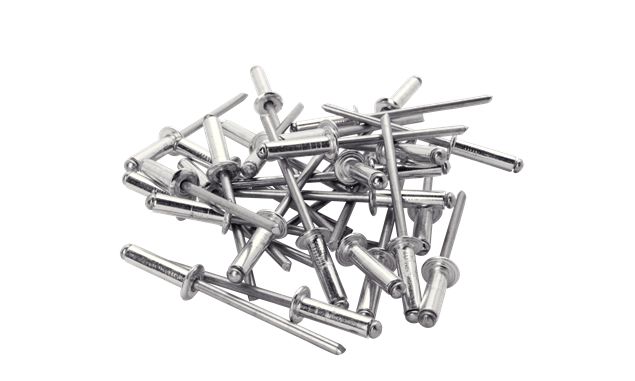 Rapid Agrafage Steel, Aluminium Aluminium Aluminium Rivet Set Rivet, 100 pieces