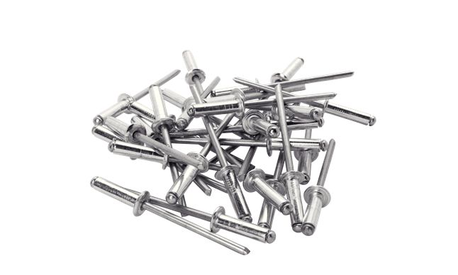 Rapid Agrafage Steel, Aluminium Aluminium Aluminium Rivet Set Rivet, 100 pieces