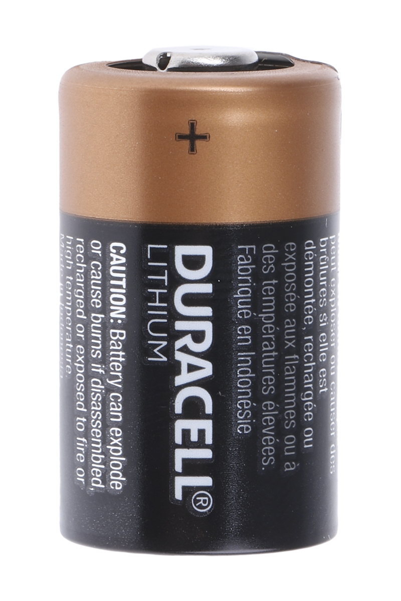 Duracell Lithium Manganese Dioxide 3 V Camera Battery, 920 mAh, 15.6 mm x 27 mm