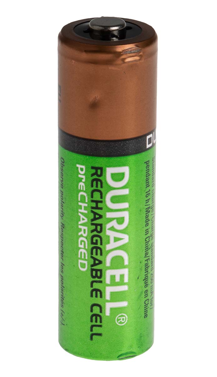 Duracell Duracell Recharge Ultra AA NiMH Rechargeable AA Battery, 2.4 Ah, 1.2 V - Pack of 4