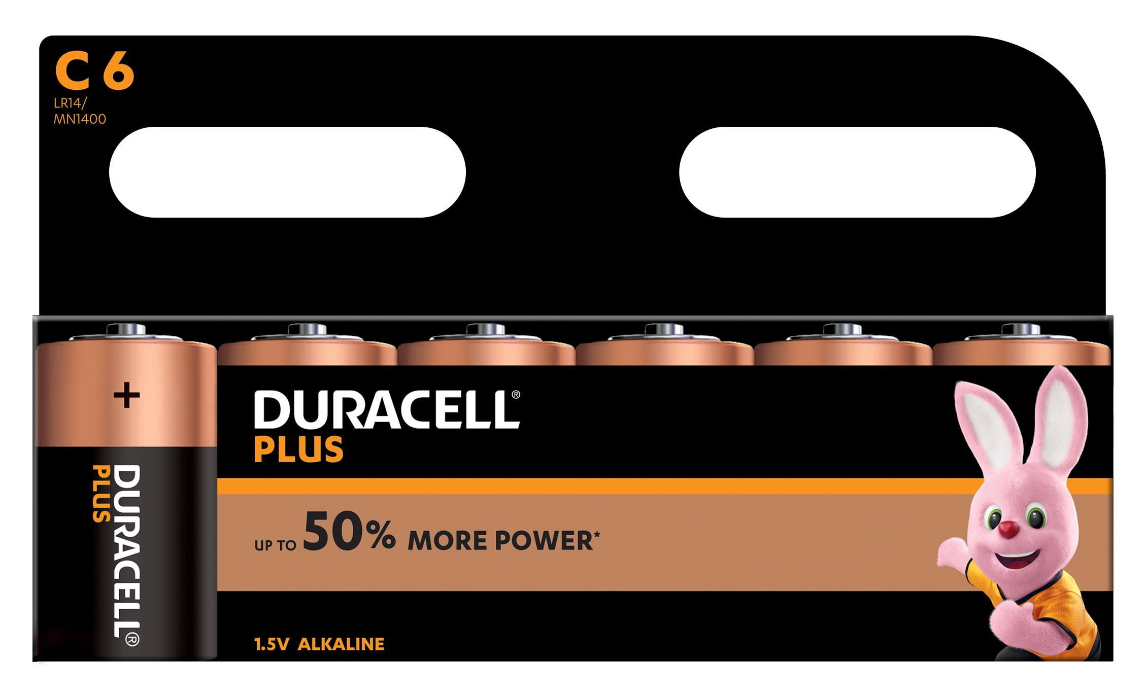 Duracell Duracell Plus Power 1.5 V Alkaline C Battery, 7.75 Ah