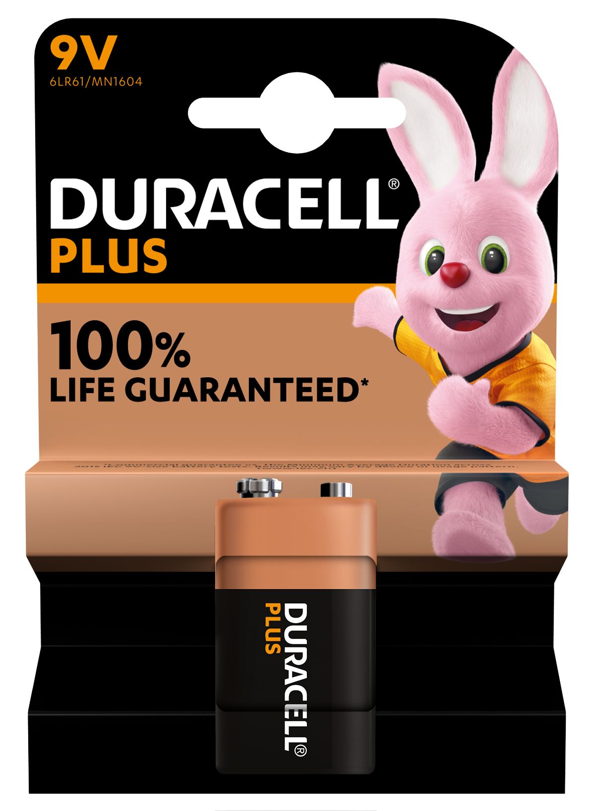 Duracell Duracell Plus Power Alkaline Manganese Dioxide 9V Battery
