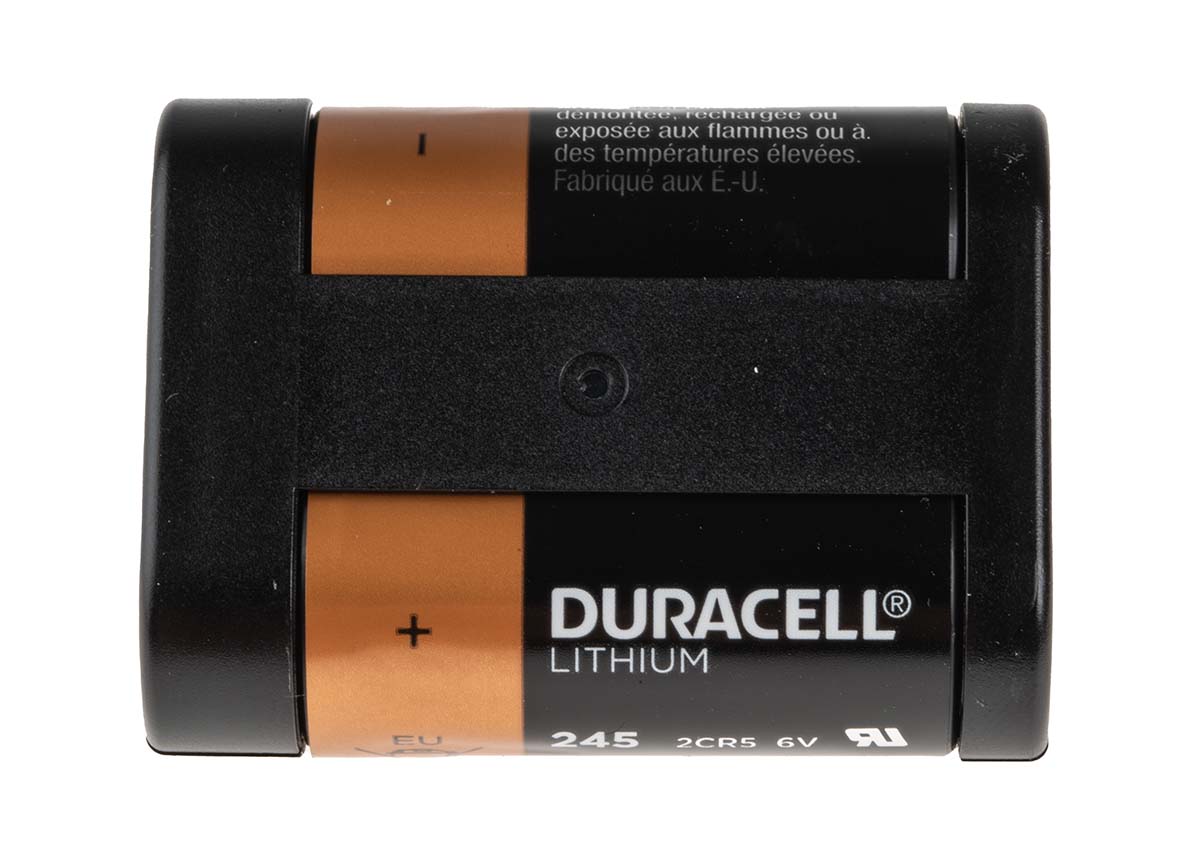 Duracell Lithium Manganese Dioxide 6 V 2CR5 Lithium Speciality Size Battery, 1550 mAh, 16.0 mm