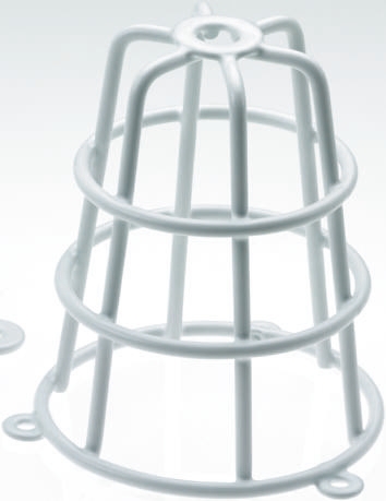 Moflash Fluorescent Red, Clear, Blue, Amber, Green Bulb Cage for use with 125 Series