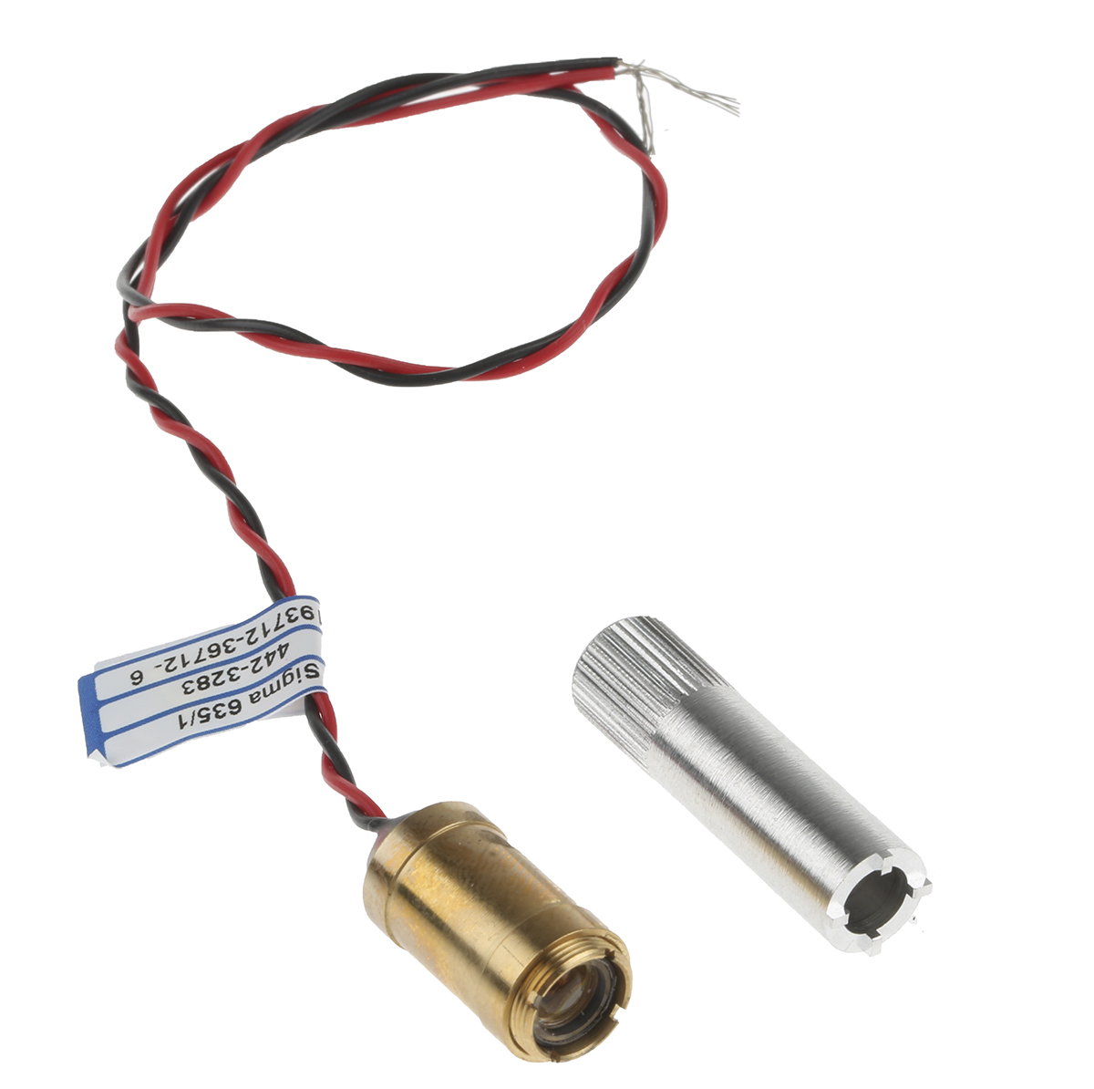Global Laser 5001-21-000 Laser Module 635 nm 1 mW Continuous Wave Ellipse pattern 3 V 5.5 V